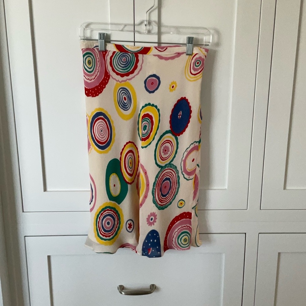 Cacharel Colorful Circle Patterned Skirt